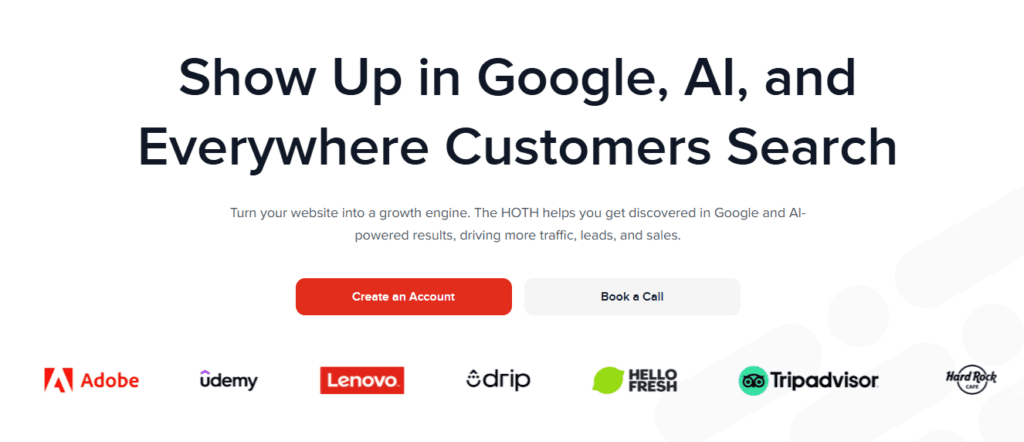 the hoth homepage