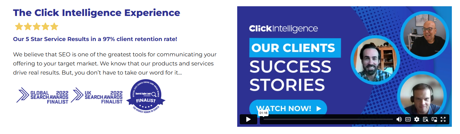 click intelligence testimonials