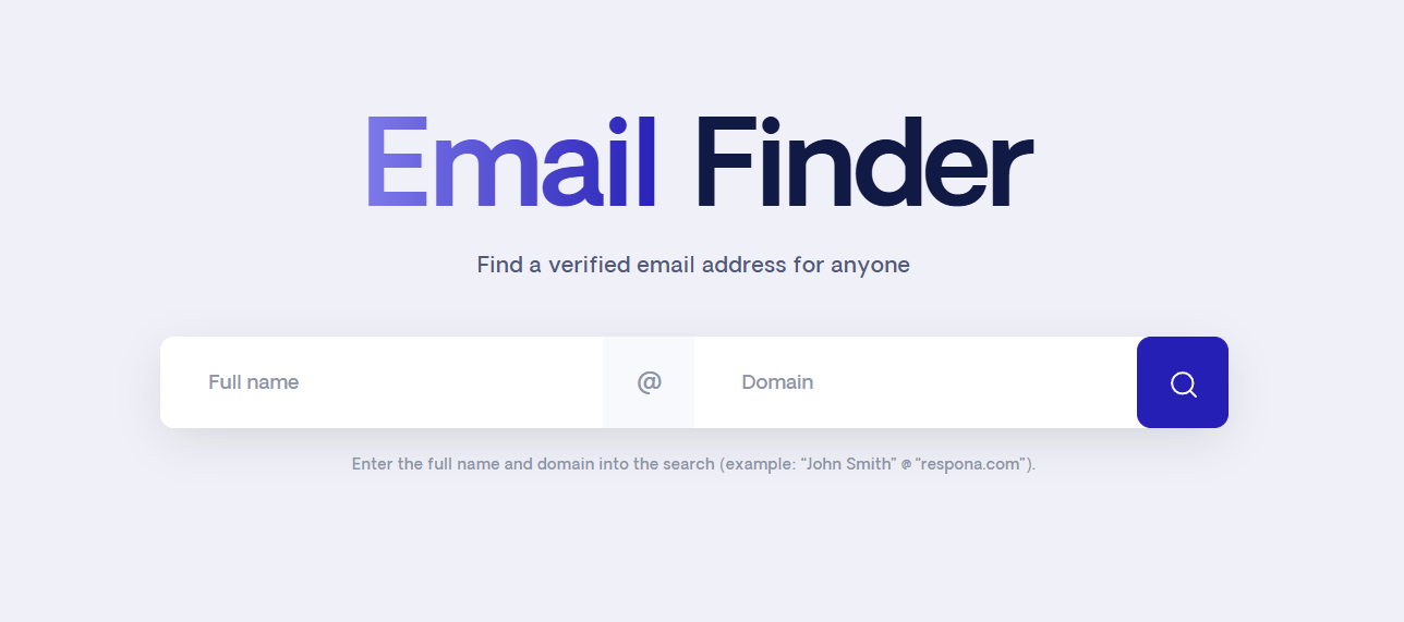 respona free email finder