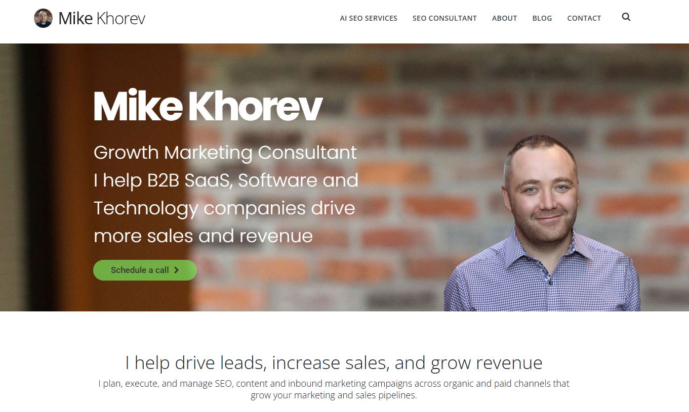 mike khorev homepage