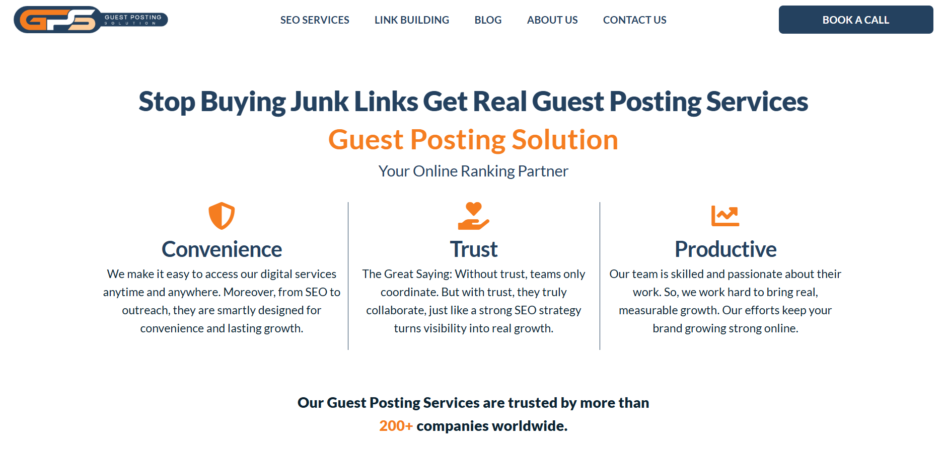 guest posting solution homepage