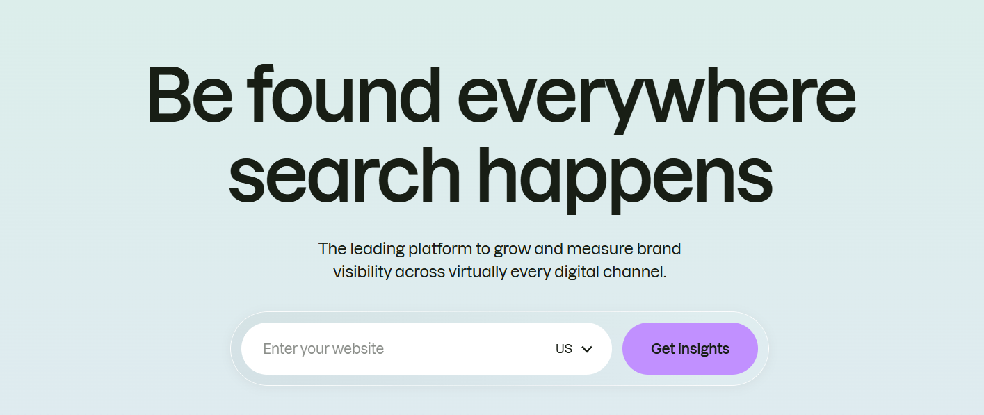 semrush homepage
