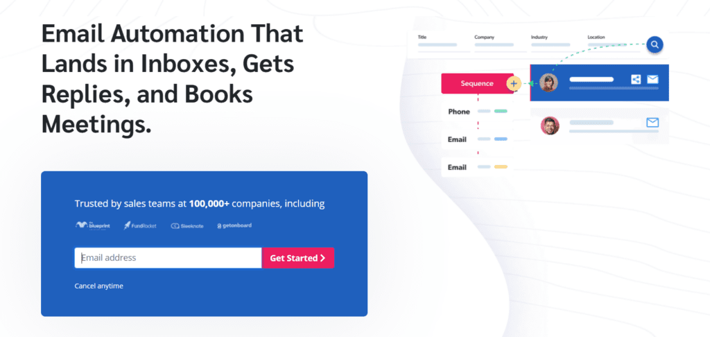 mailshake homepage