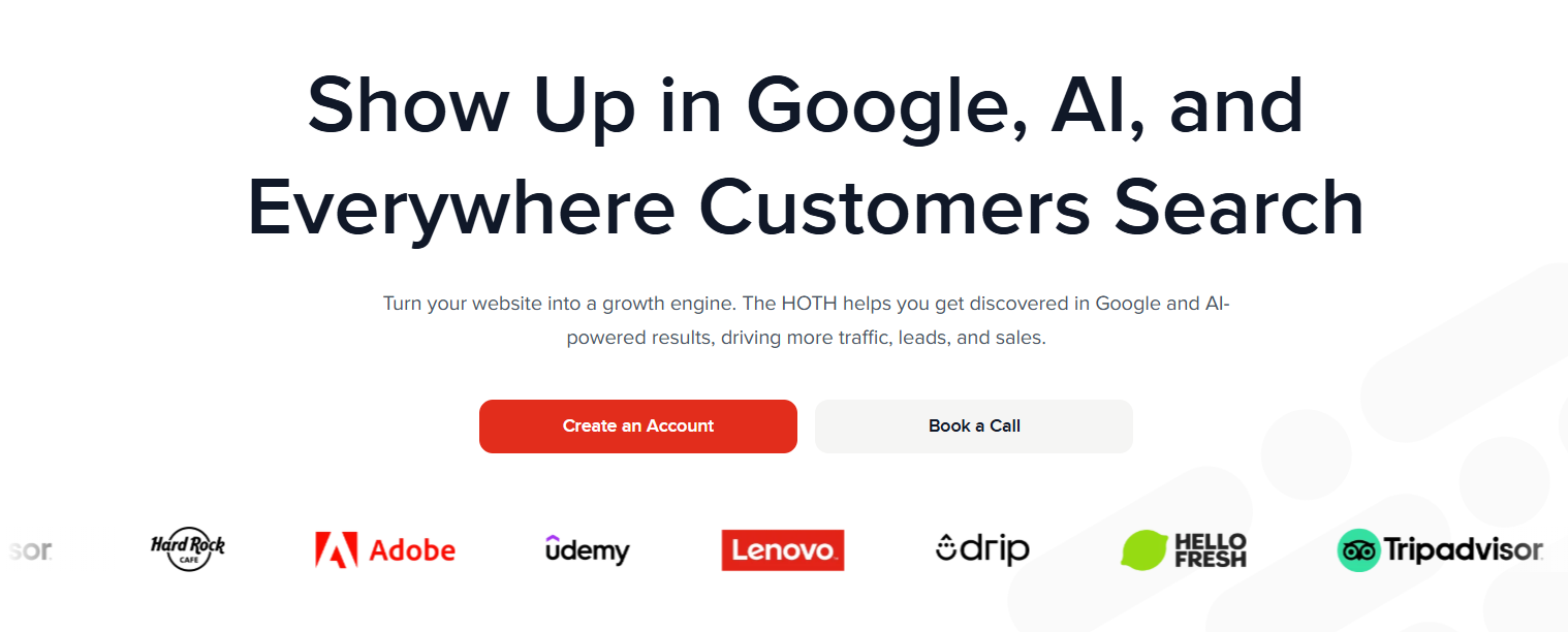the hoth homepage