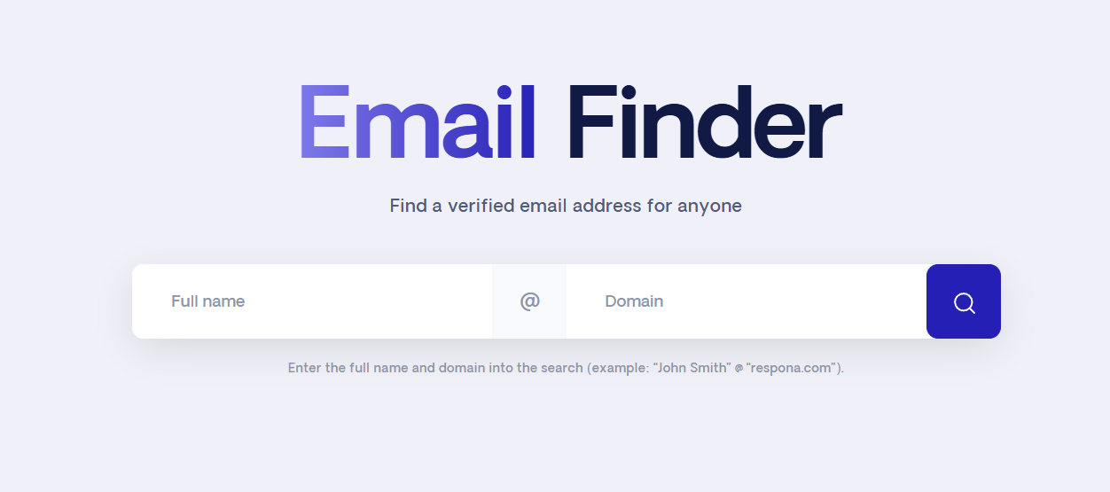 respona free email finder