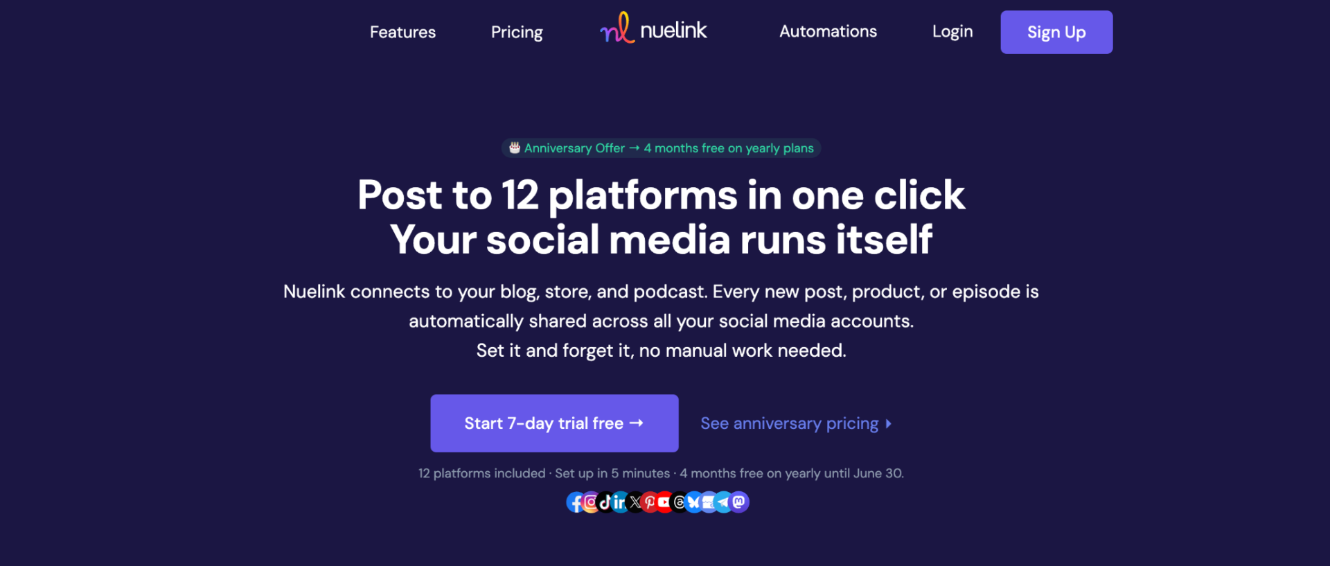nuellink homepage