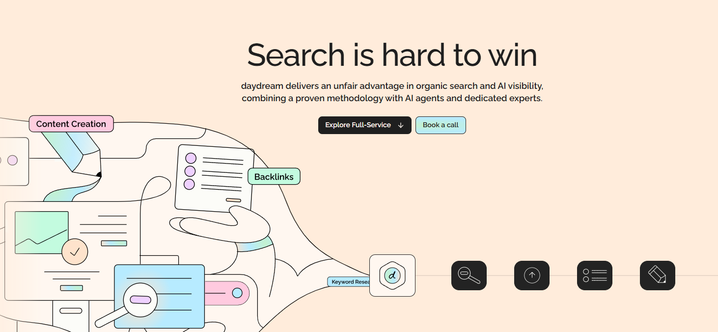 daydream homepage