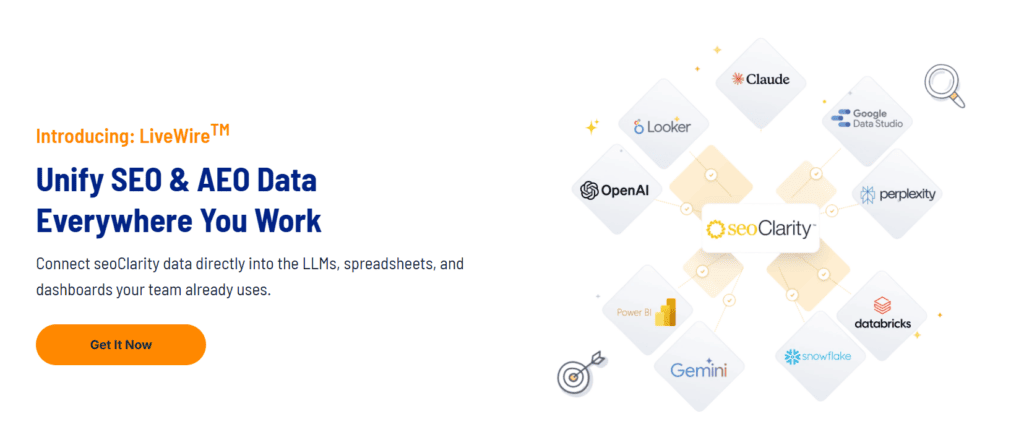 seoclarity homepage