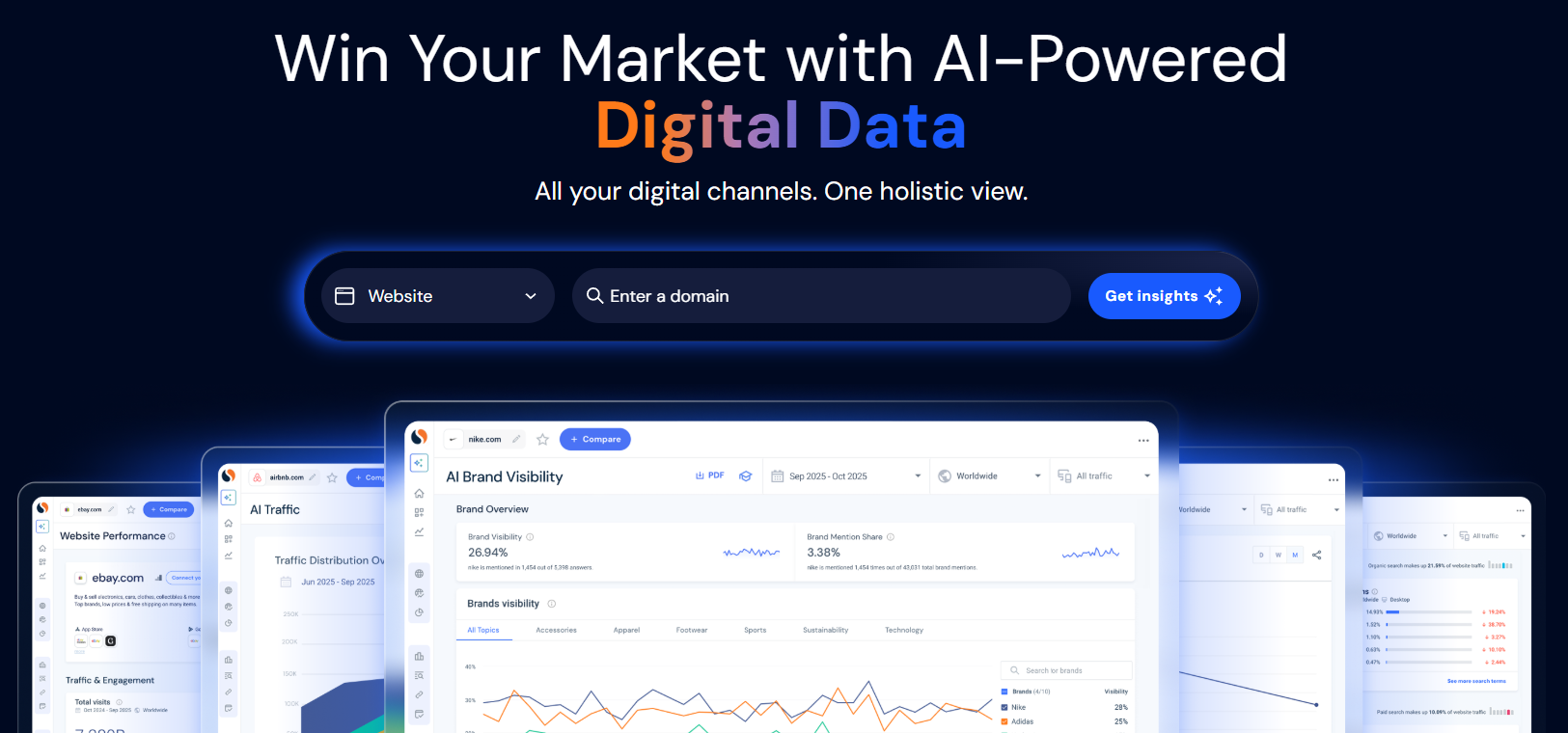 similarweb homepage