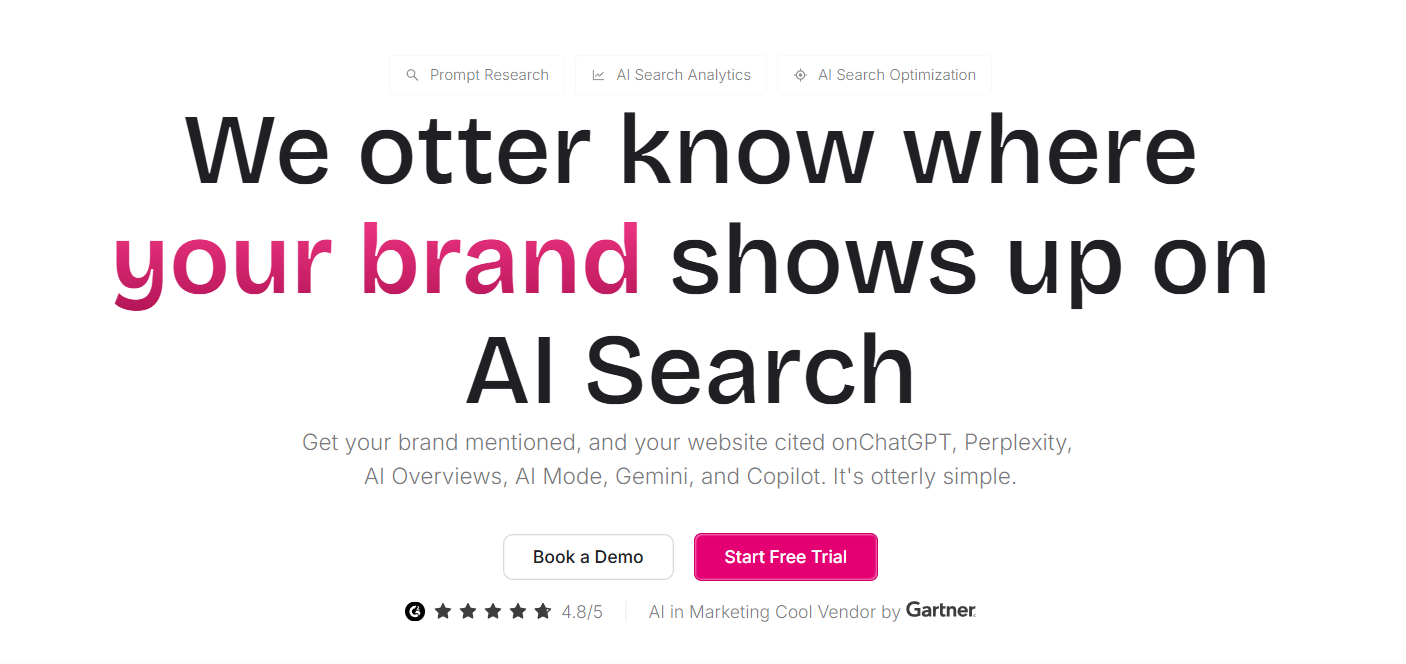 otterly.ai homepage