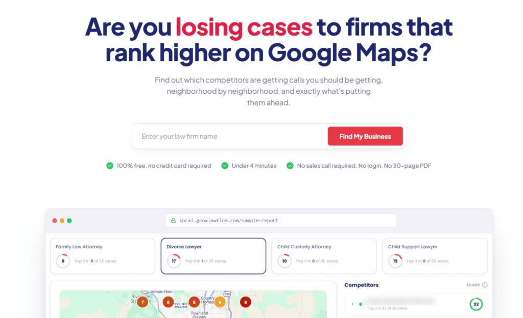 grow law local assessment page