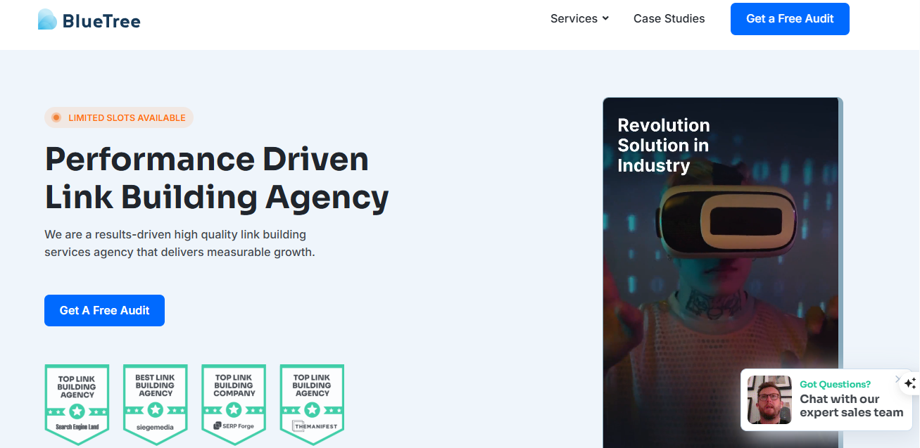 bluetree homepage