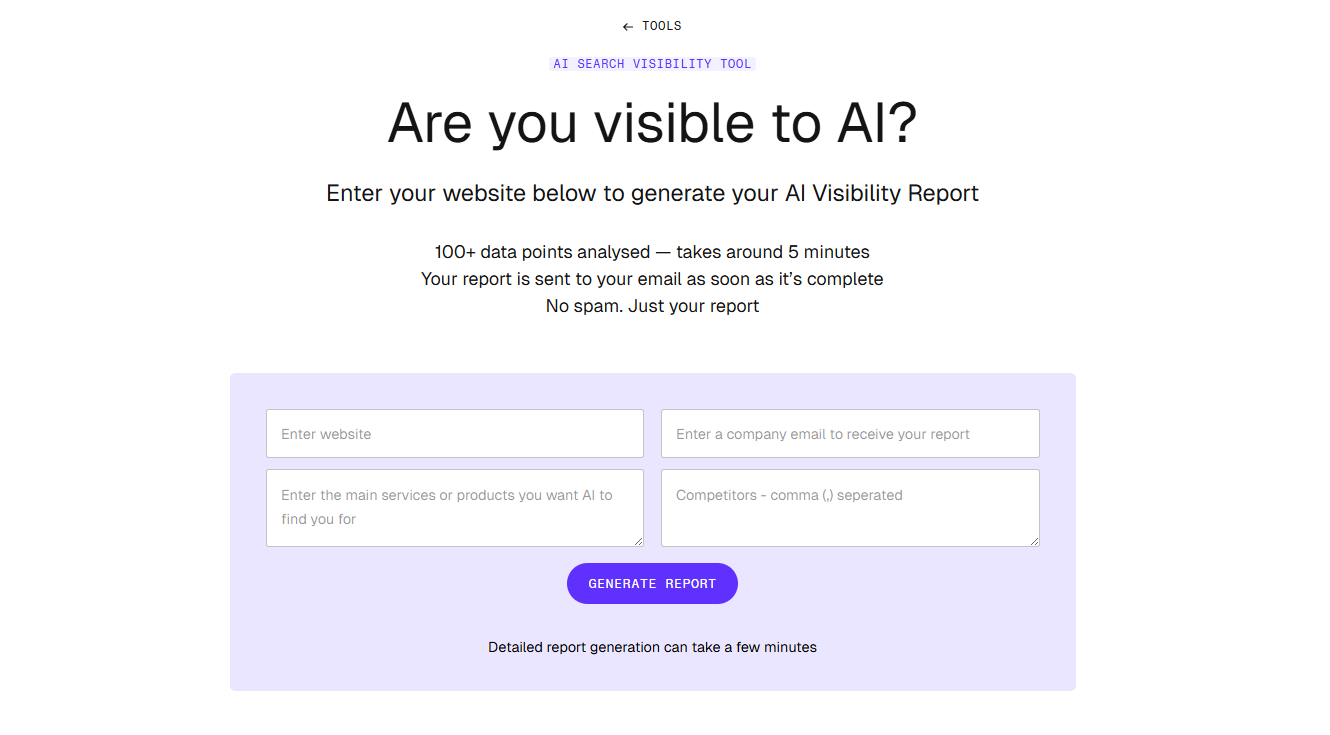 suso digital ai search visibility checker