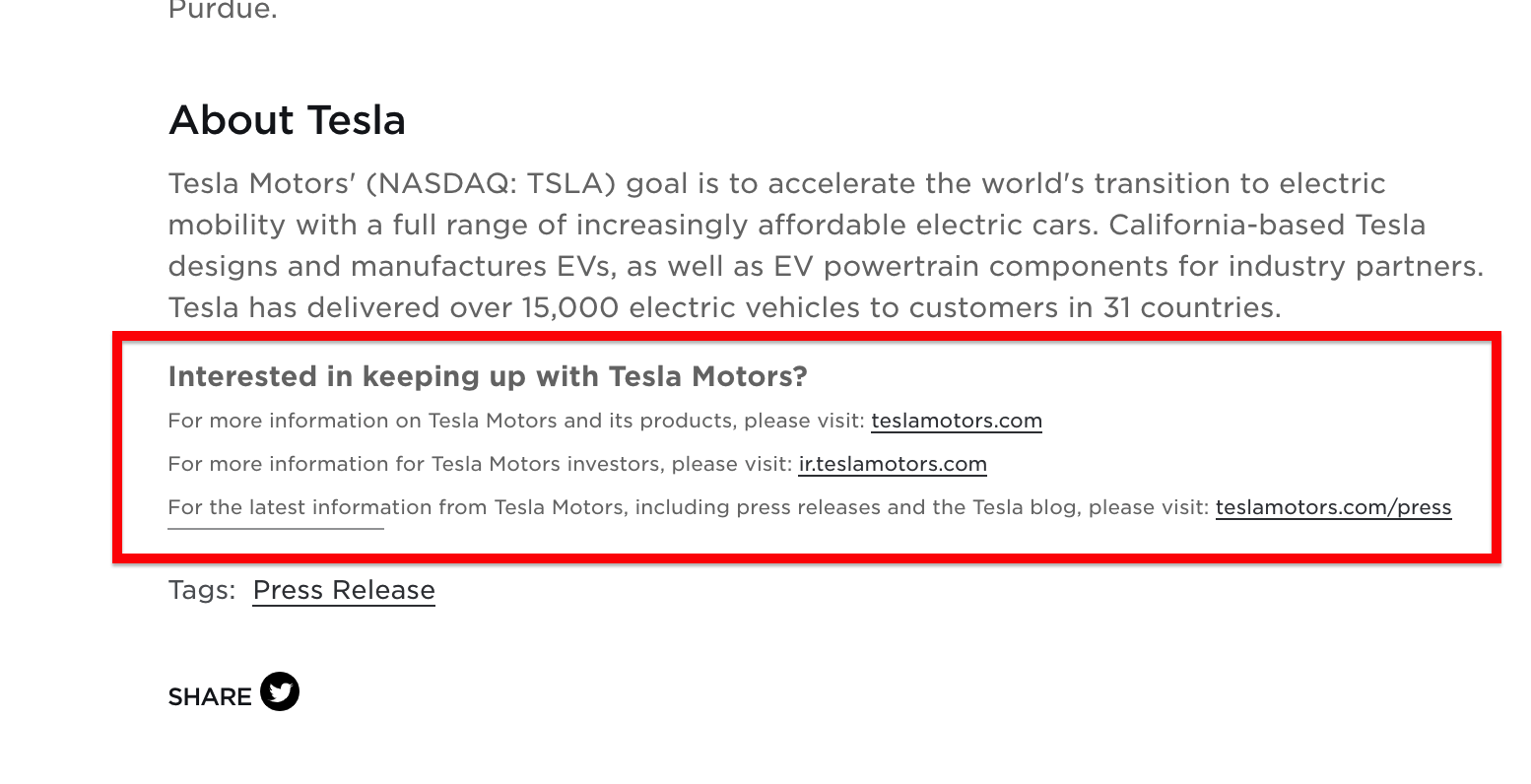 Tesla boilerplate