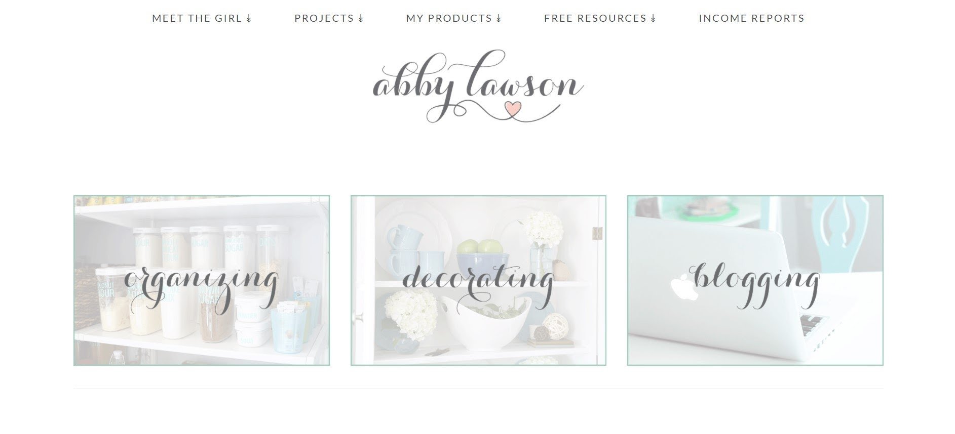 Abby Lawson home page