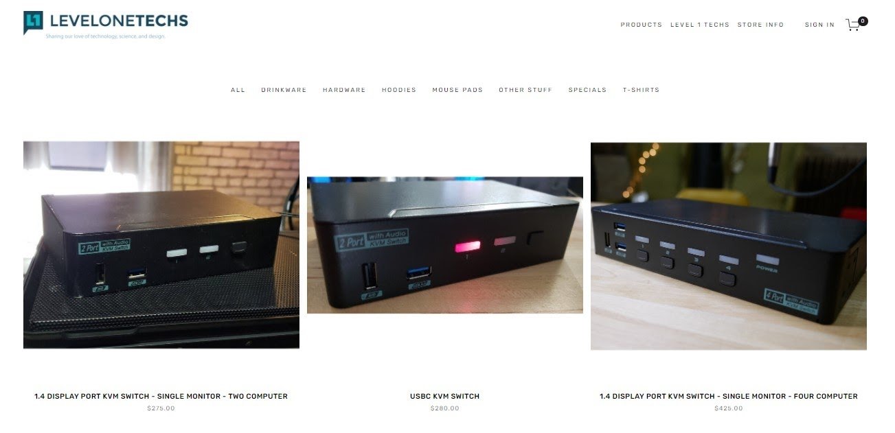 Level1Techs products