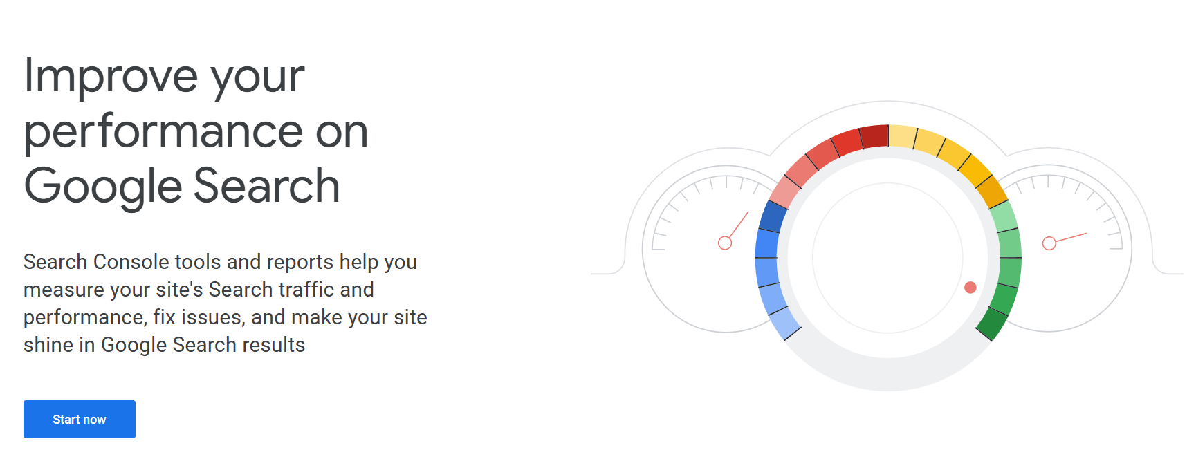 google search console homepage