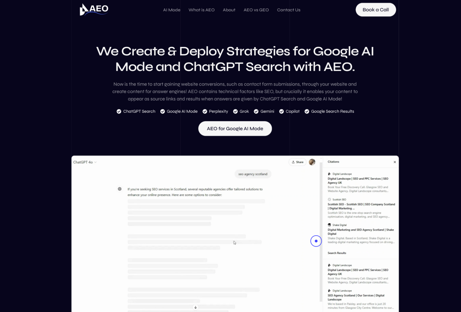 uk aeo agency homepage