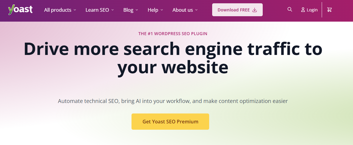 yoast seo homepage