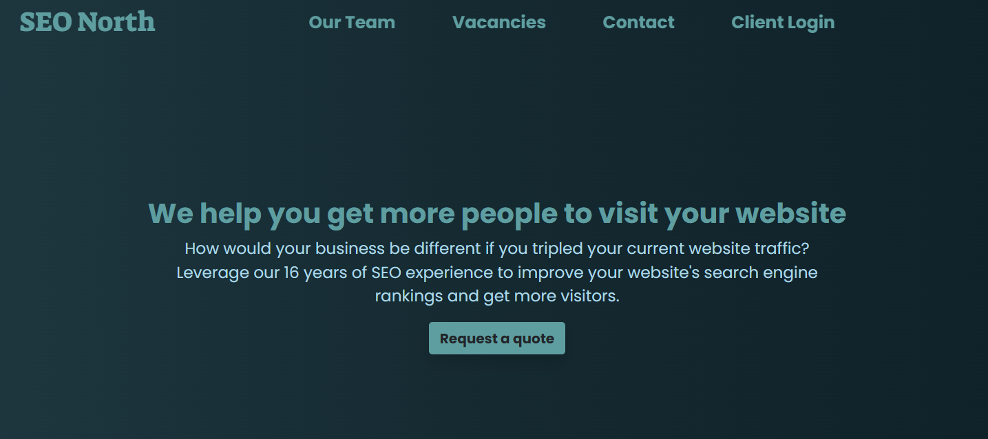 seo north homepage