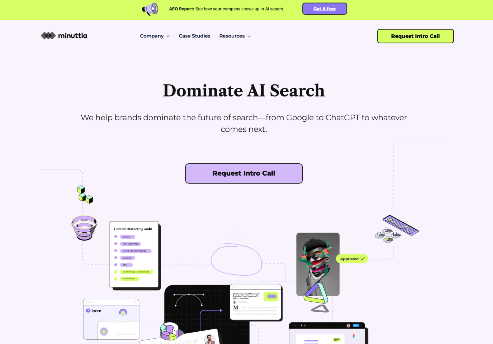 minuttia homepage