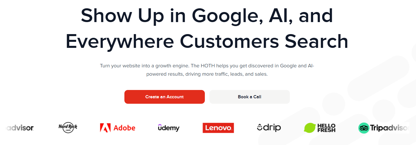 the hoth homepage