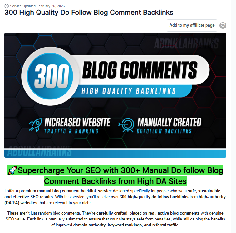 bad forum link building service example