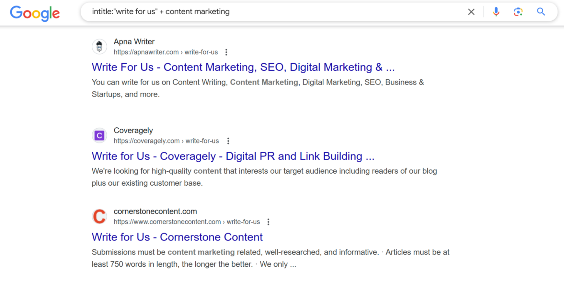 finding guest posting opportunities in google