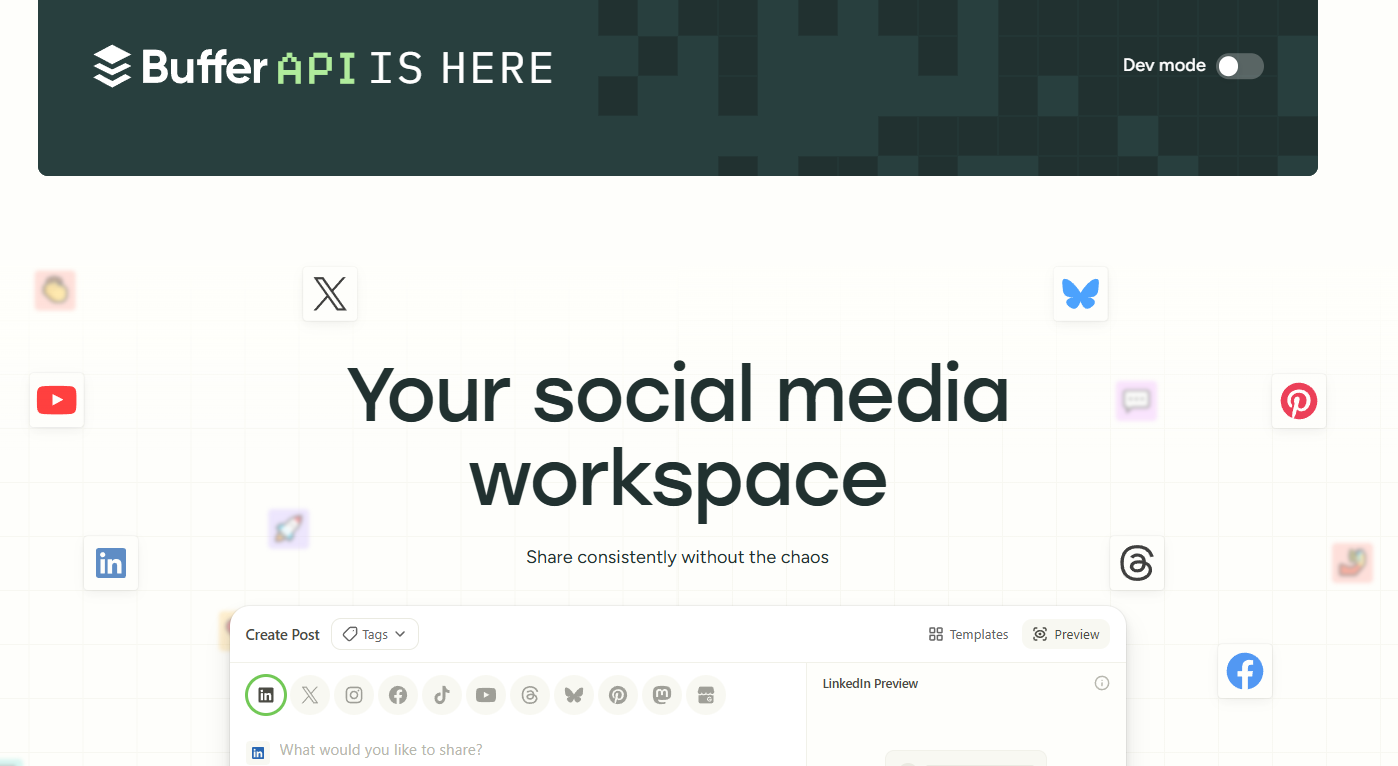 buffer homepage