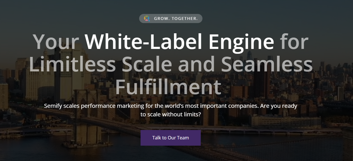 semify homepage