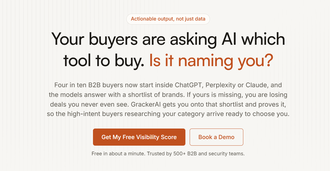 gracker ai homepage