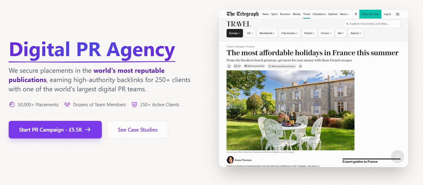 search intelligence homepage