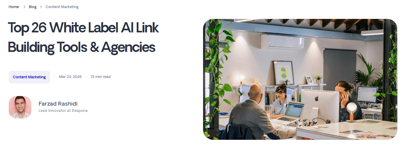 respona ai link building tools listicles