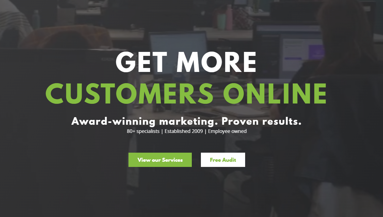 the seo works homepage