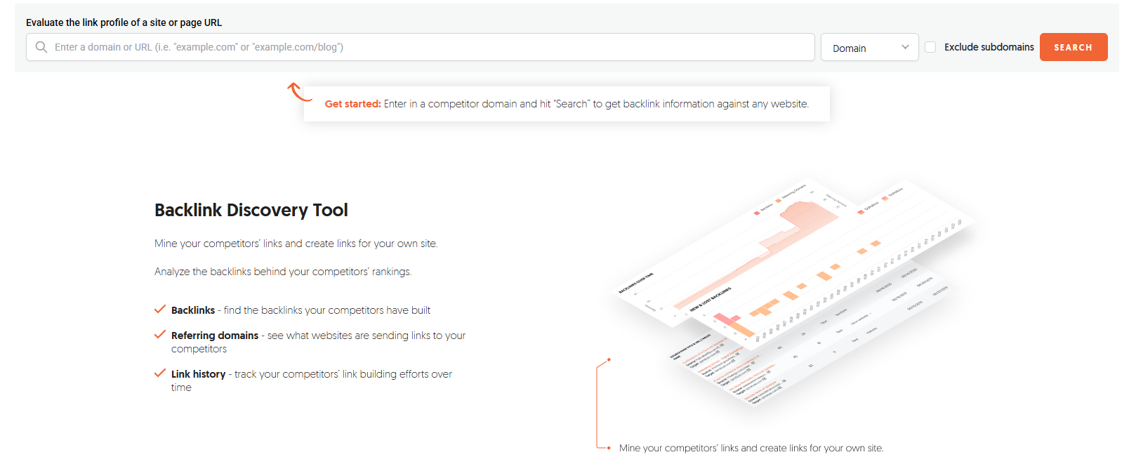 ubersuggest homepage