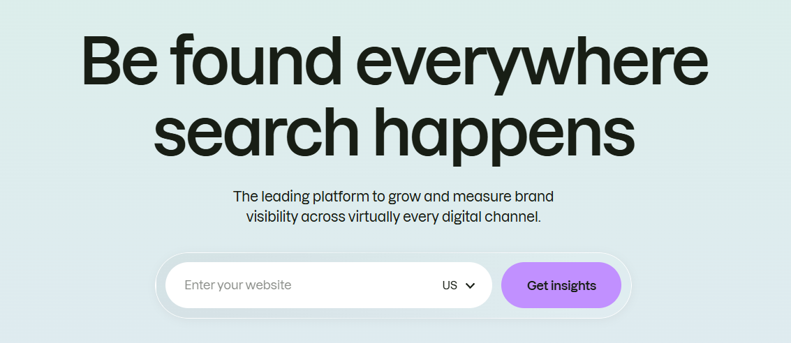 semrush homepage