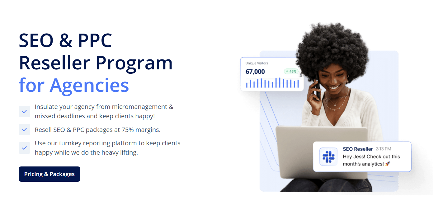 seoreseller homepage