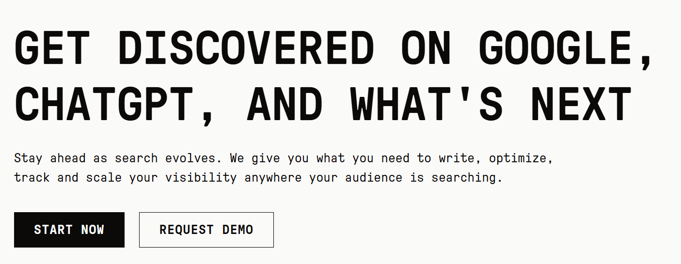 clearscope homepage