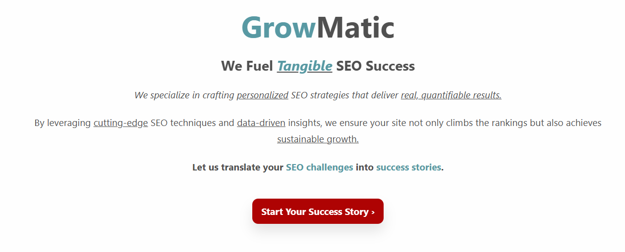 growmatic homepage