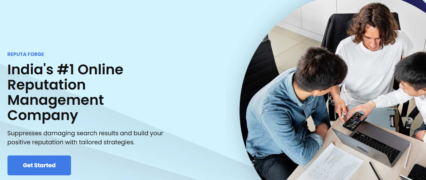 reputaforge homepage