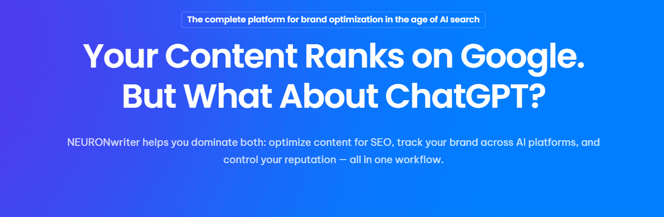 neuronwriter homepage