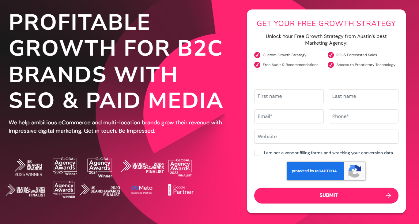 impressive digital homepage