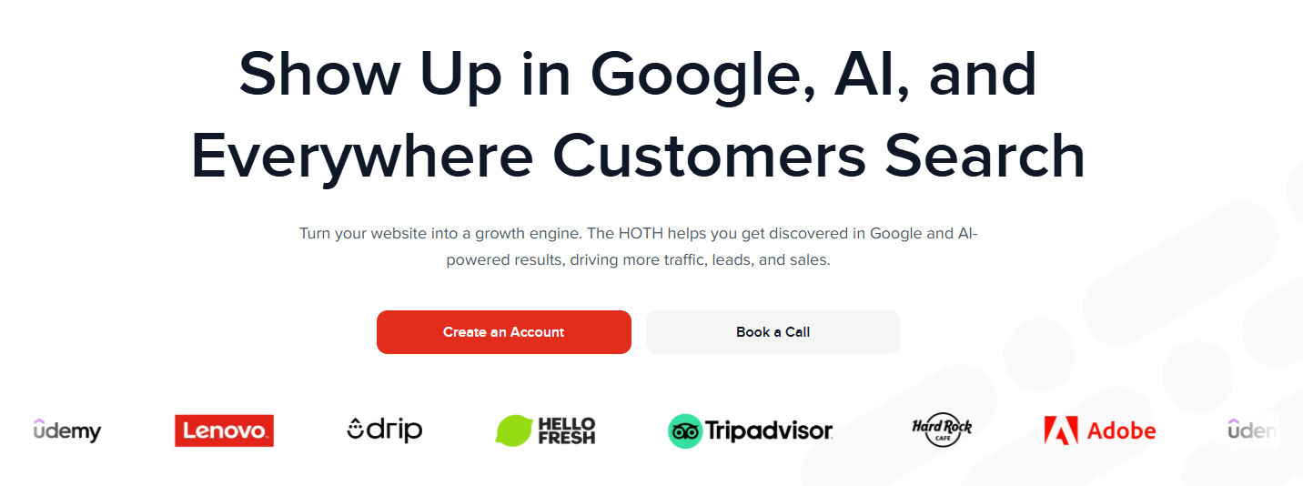 the hoth homepage