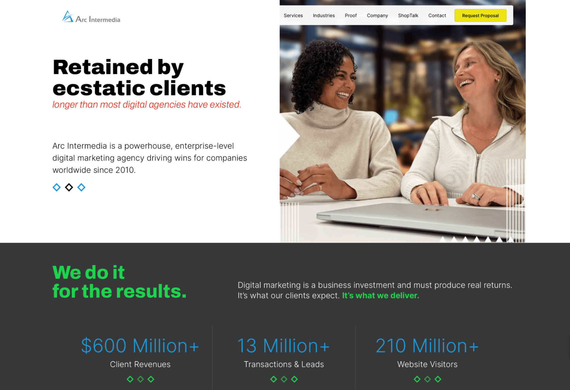 arc intermedia homepage