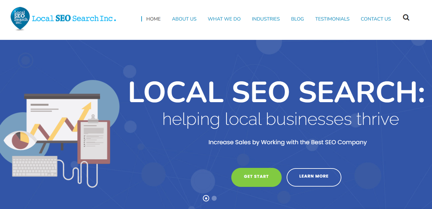 local seo search homepage