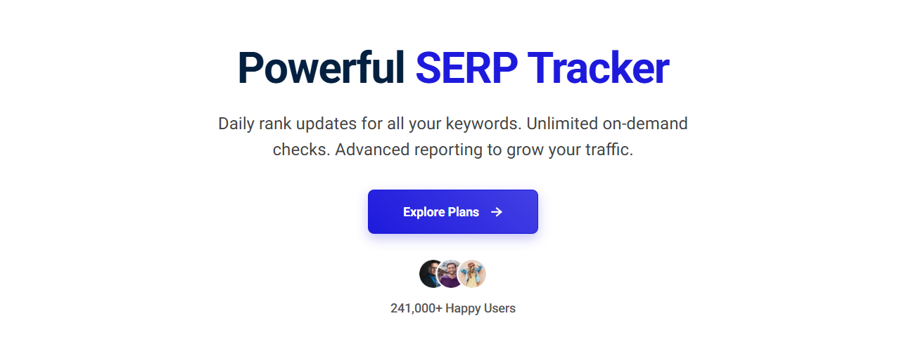 whatsmyserp homepage