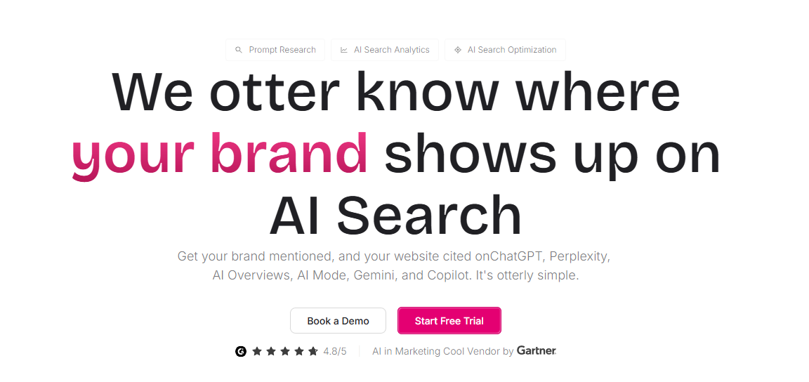 otterly.ai homepage