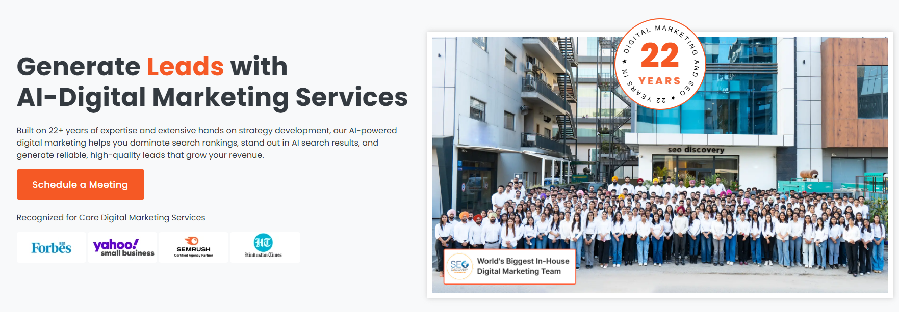 seo discovery homepage