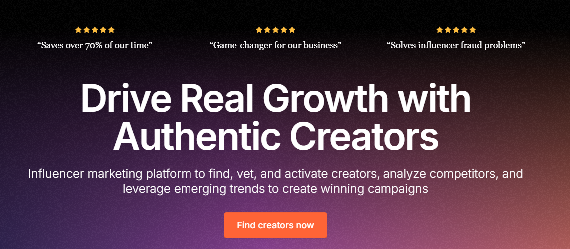 hypeauditor homepage