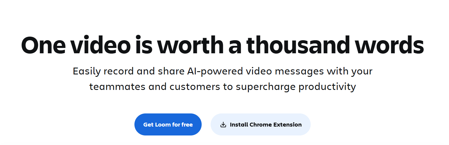 loom homepage